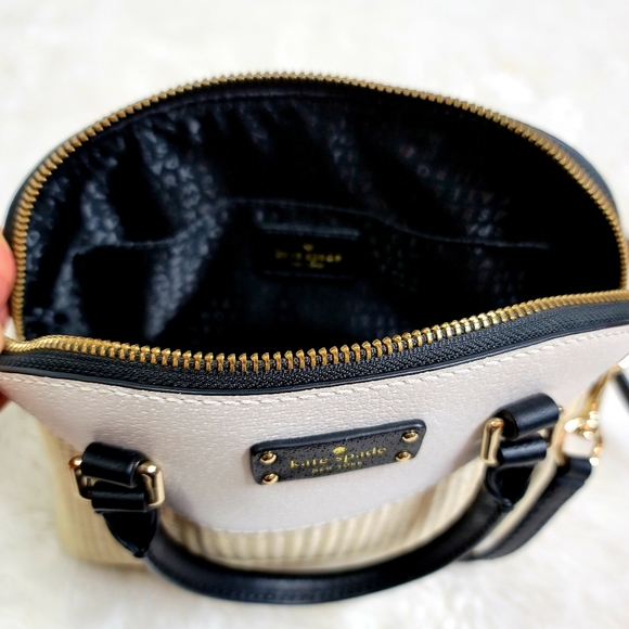KATE SPADE Shoulder/Handbag Straw/Leather Combi - Picture 9 of 16
